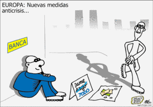 Giro en las tendencias de  préstamo la zona del euro